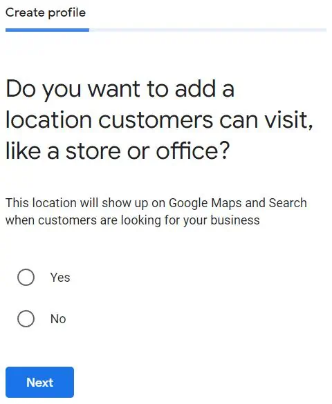 Add details about your business's location