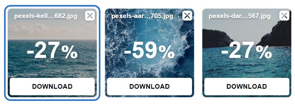 Using image compression to optimize images